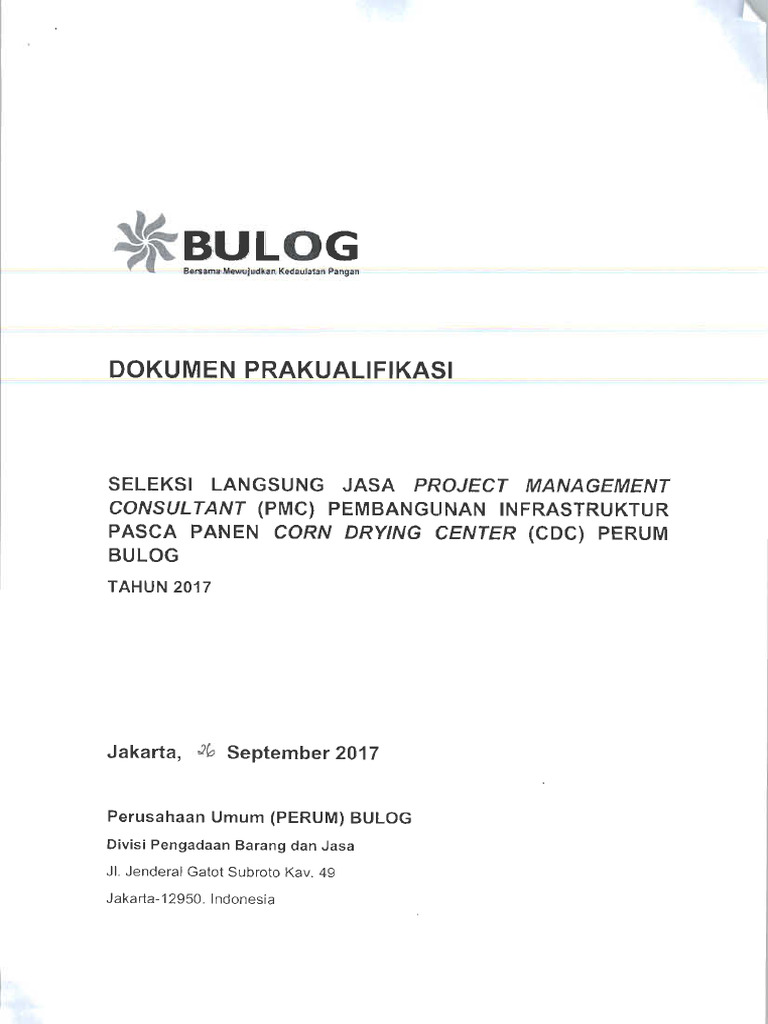 Bulog CDC | PDF