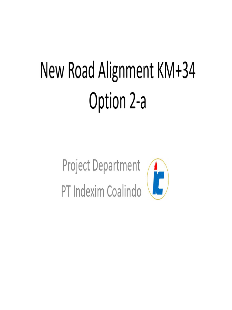 New Road Alignment Km+34 Opsi 2 A | PDF | Construction Equipment ...