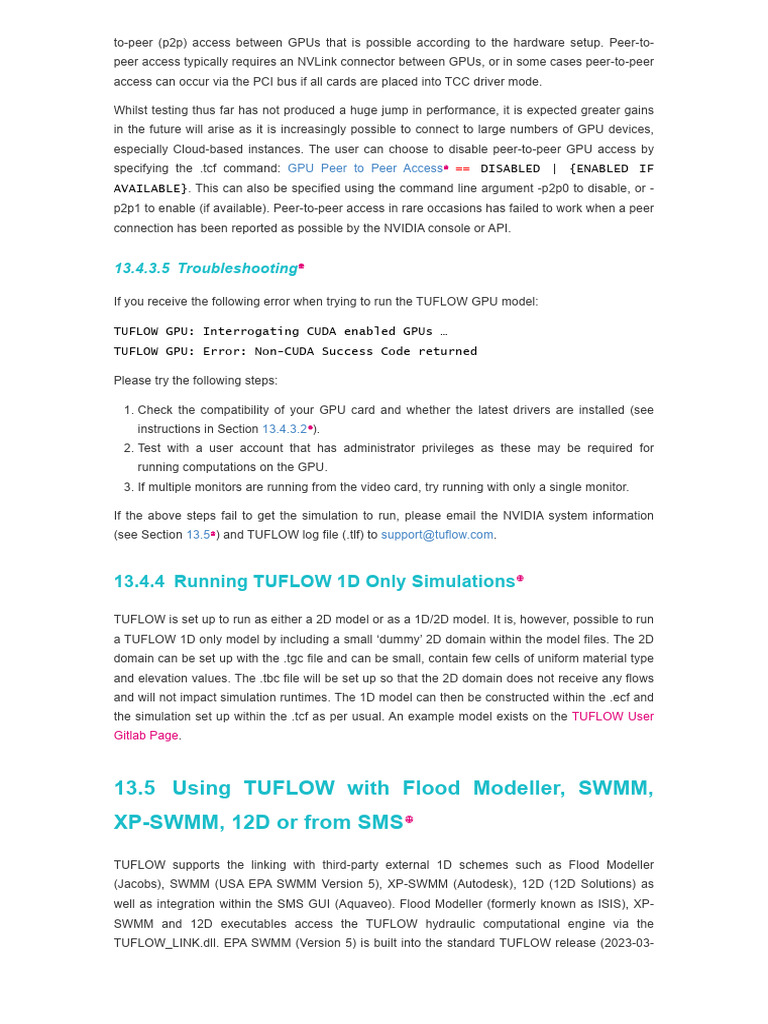 04 1D Modelling Pipes Channels | PDF | Graphics Processing Unit ...