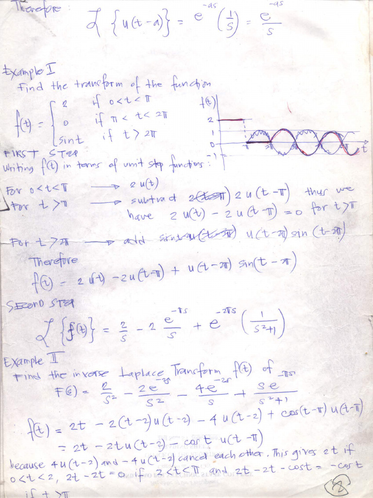 Notes 2 Unit Step | PDF