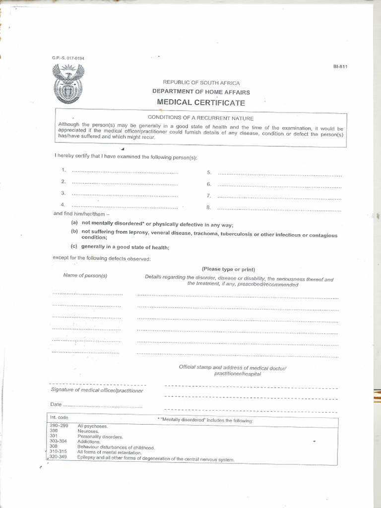 Medical Certificate0001 | PDF