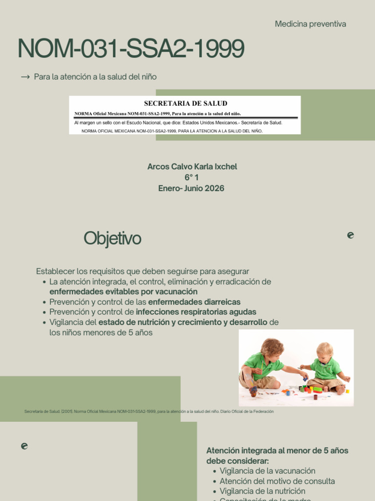 Nom 031 Ssa2 1999 | PDF | Vacunas | Diarrea