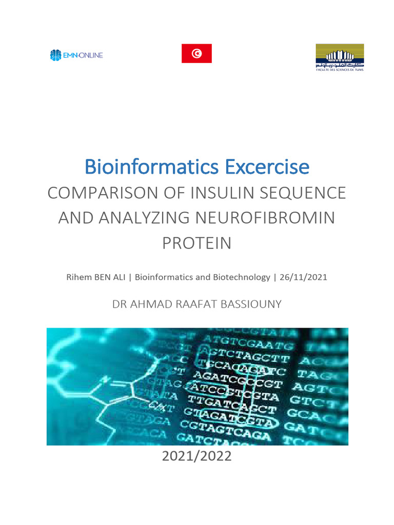 Bioinformatics Exercise - Rihem BEN ALI - FST 26-11-21 | PDF | Sequence ...