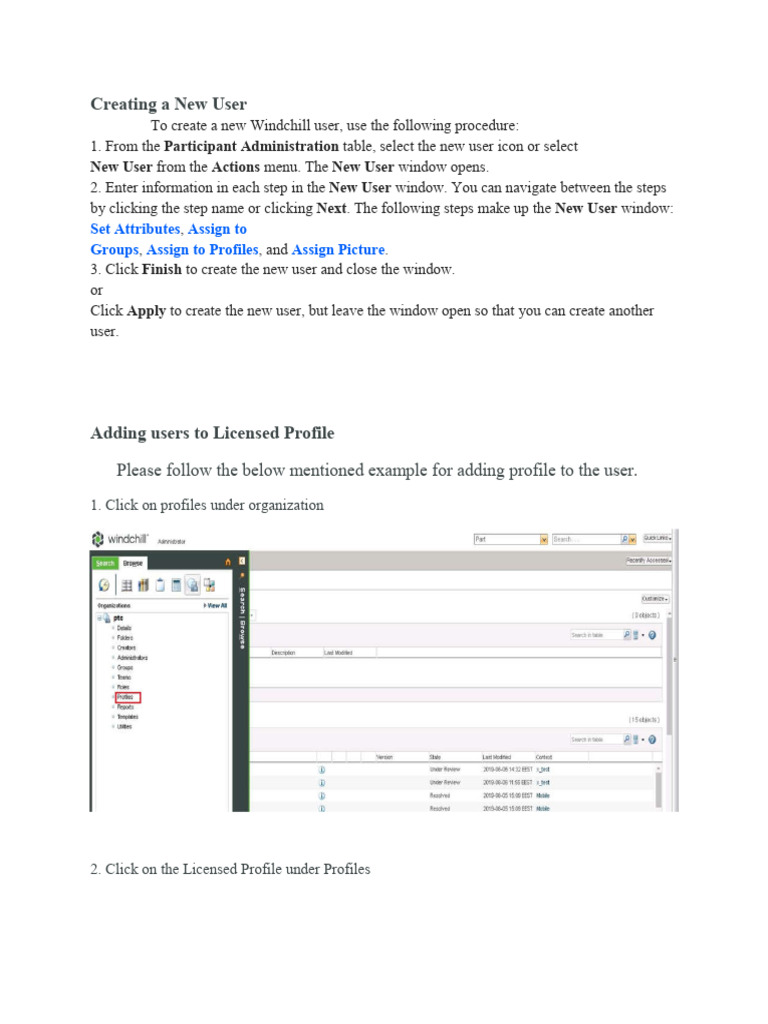 Creating A New User | PDF