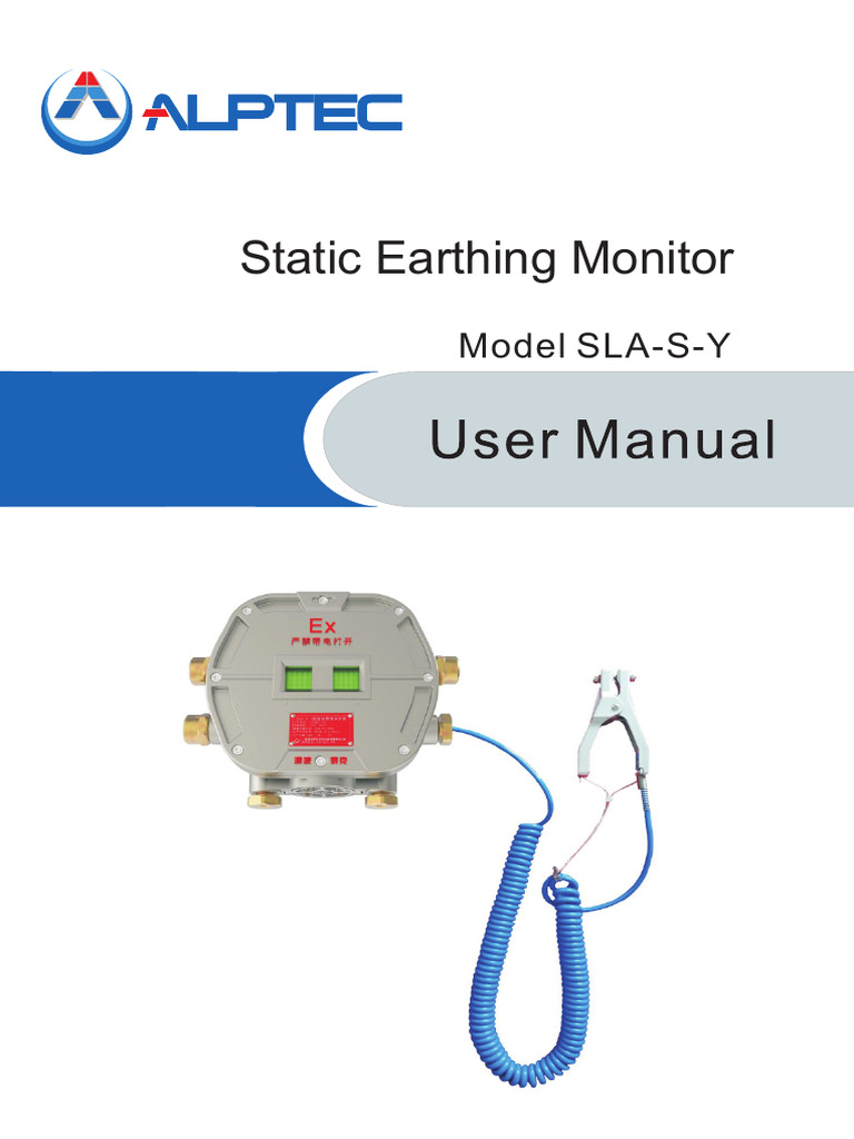220 V Static Earthing Monitor User Manual | PDF | Electricity ...