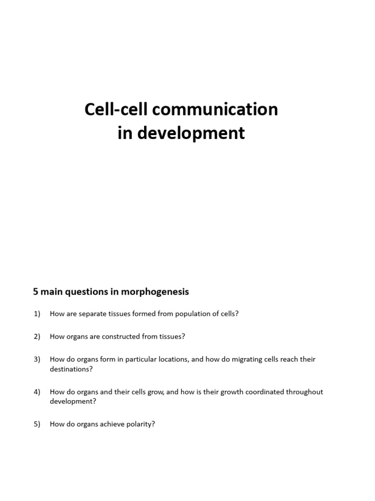 2 - Cell Cell Communication | PDF | Extracellular Matrix | Cell Adhesion