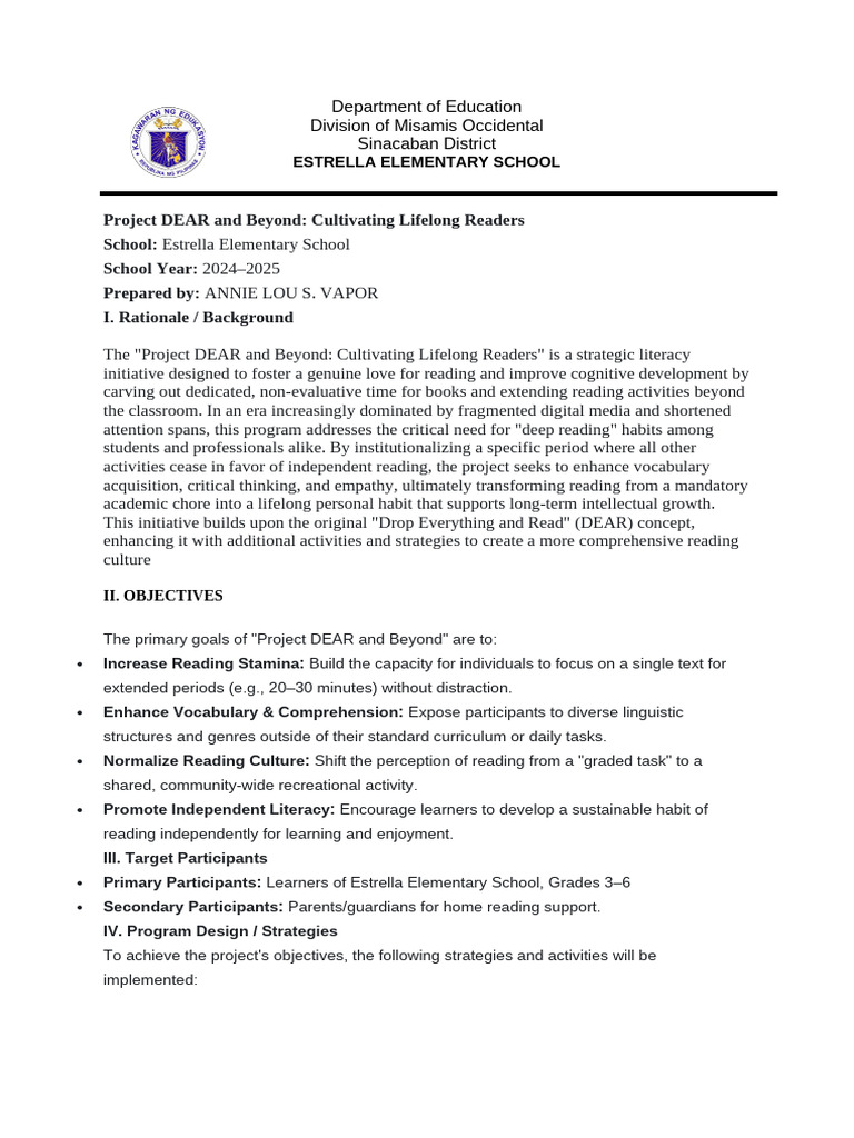 Approved Proposal Design | PDF | Reading Comprehension | Phonics