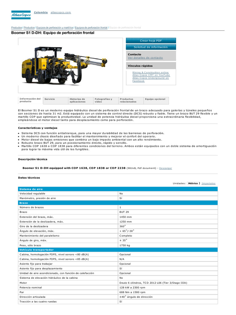 S1D Datos Técnicos | PDF | Vehículos | Vehículo de motor