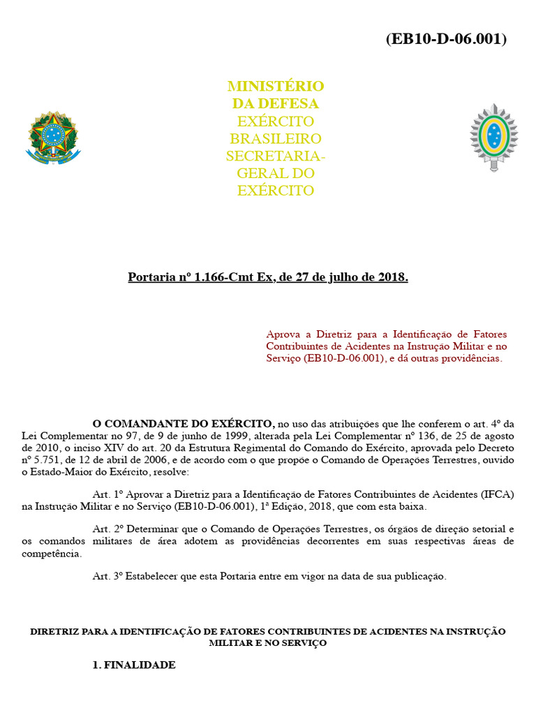 EB10-D-06.001 Diretriz para A Identificação de Fatores Contribuintes de ...
