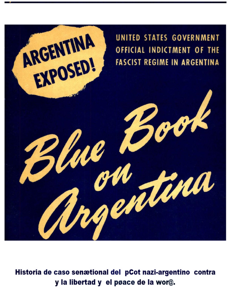 Blue Book On Argentina - Español | PDF | Potencias del Eje | Alemania