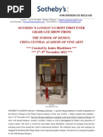 Download Sothebys to Host First Graduate Show of School of Design China Central Academy of Fine Arts by Gavel SN100007222 doc pdf