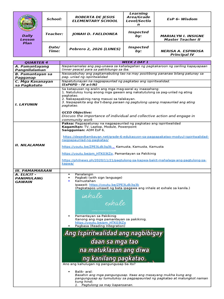q4 Esp Week2 | PDF