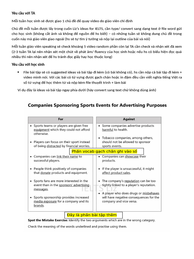 Instructions For Ss | PDF