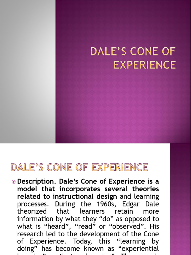 Dale Cone of Experience | PDF
