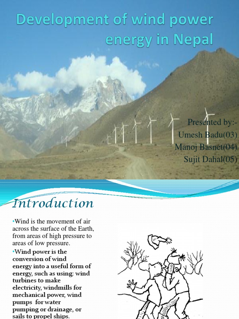 Development of Wind Power Energy in Nepal Wind Power Wind Turbine