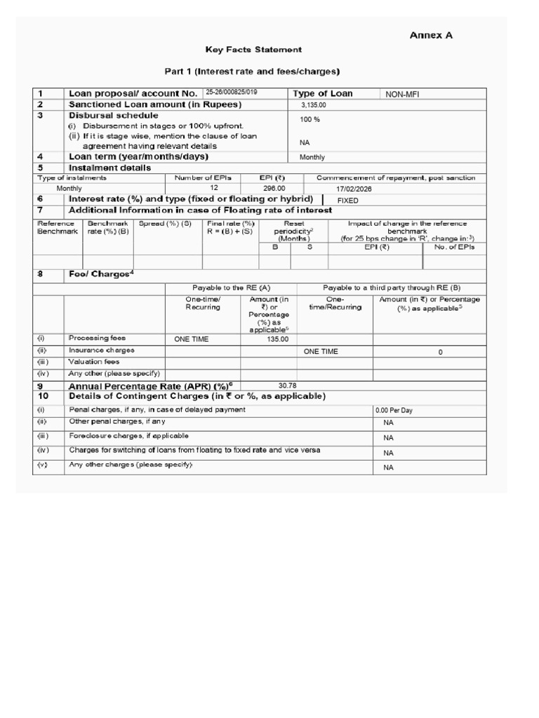 Key Fact Sheet | PDF