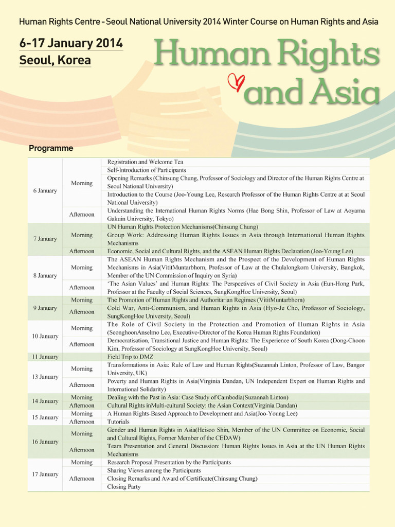 Human Rights and Asia Information English | PDF | Justice | Crime ...