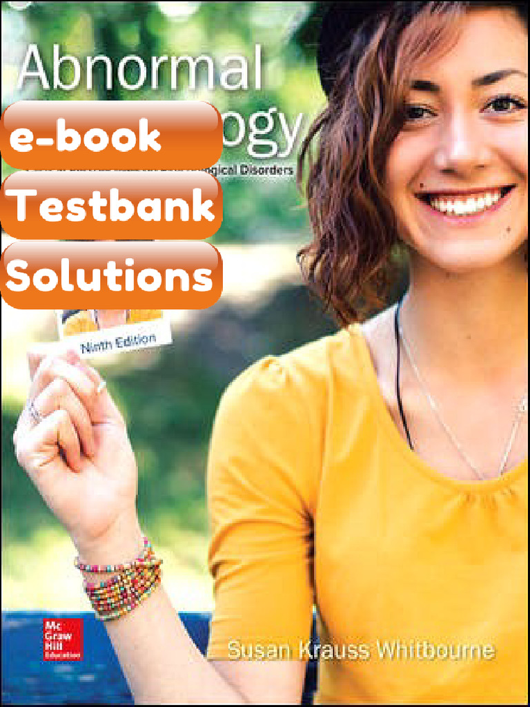 Ebook & Testbank Abnormal Psychology Clinical Perspectives On ...