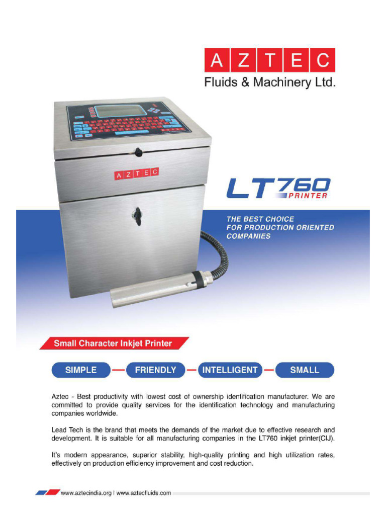 Brochure LT 760 | PDF