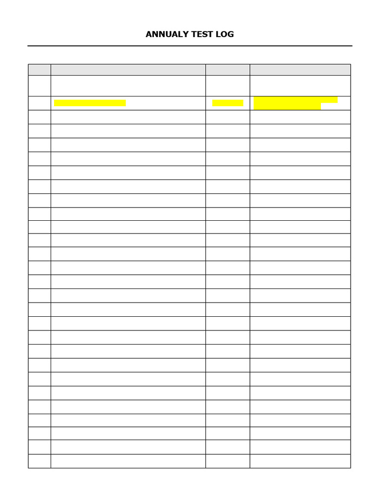 2025.15 Evidance Deck Annual Test Log | PDF | Crane (Machine) | Ships