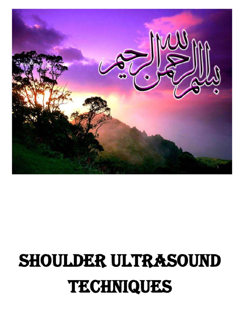 13 # SHOULDER Technique | PDF | Shoulder | Musculoskeletal System