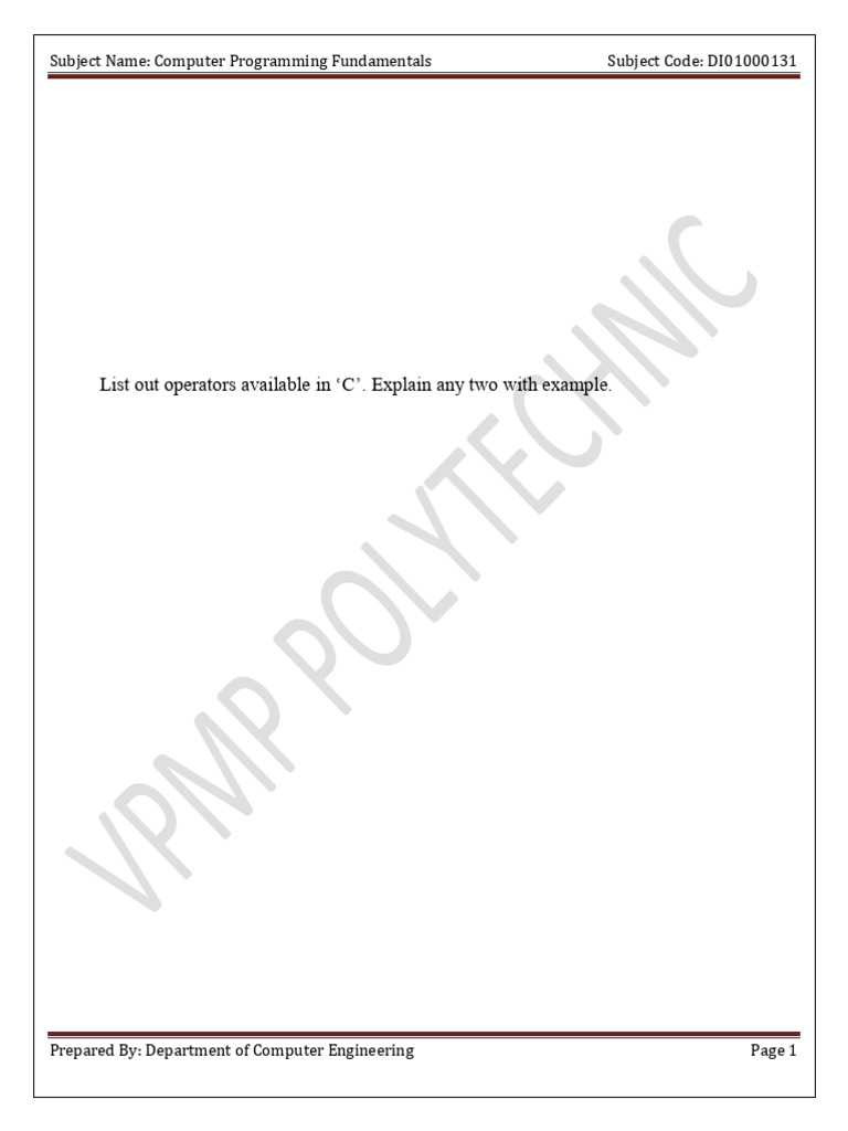 CPF Assignment Updated | PDF | Control Flow | Pointer (Computer ...