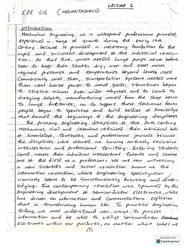 1st and 2nd Lecture Notes EEE 516 | PDF