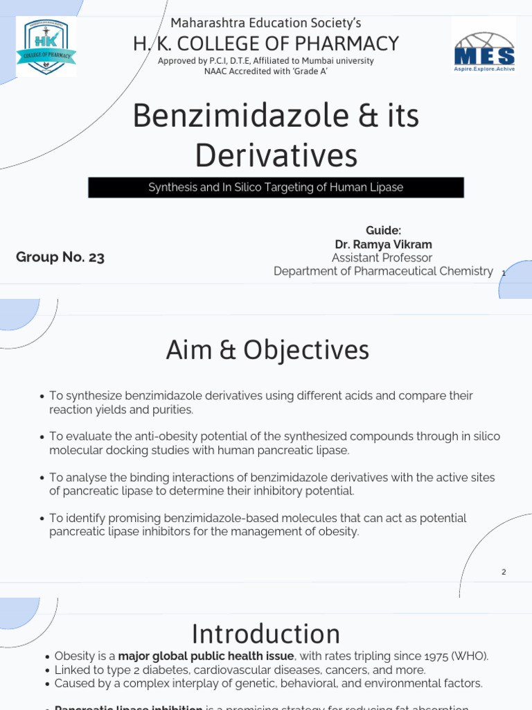 Benzimidazole Derivatives | PDF | Thin Layer Chromatography | Fat