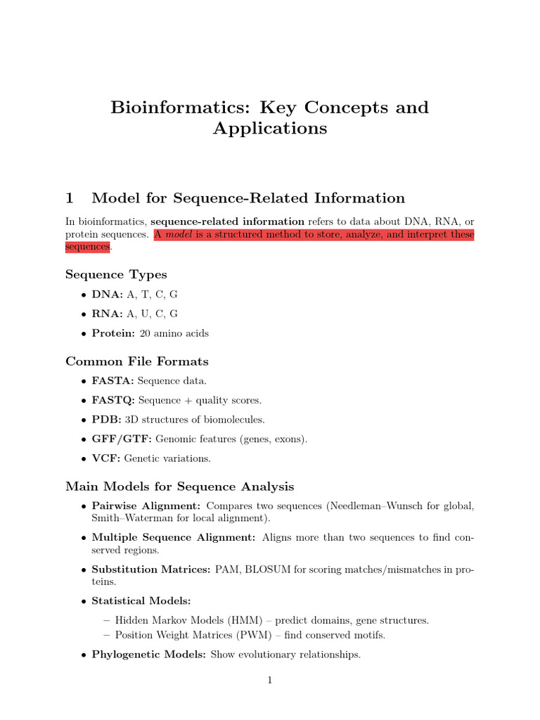 Bioinformatics of Genetics - Engineering | PDF | Nucleic Acid Sequence ...