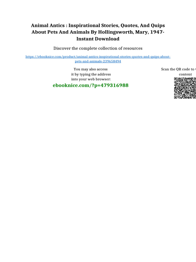 Animal Antics: Inspirational Stories, Quotes, and Quips About Pets and ...
