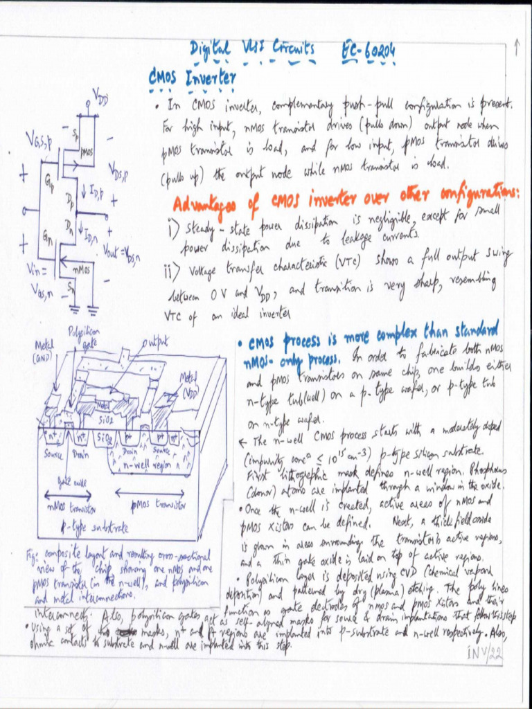 CMOS Inv First Part | PDF