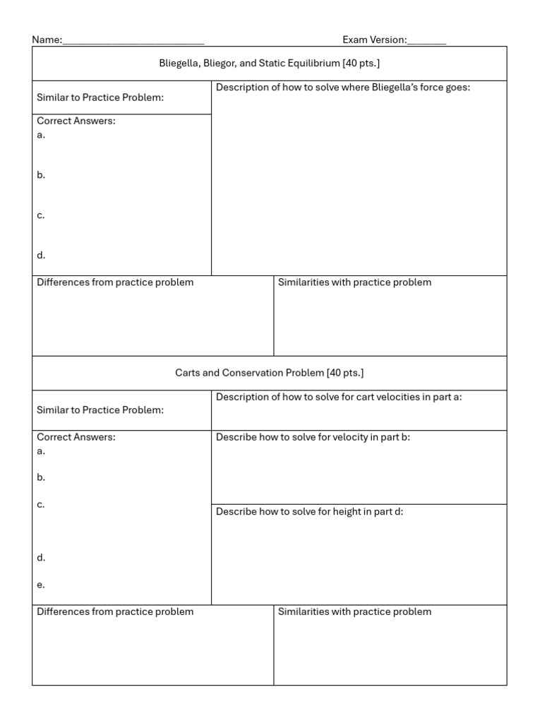 Exam Corrections 2 | PDF