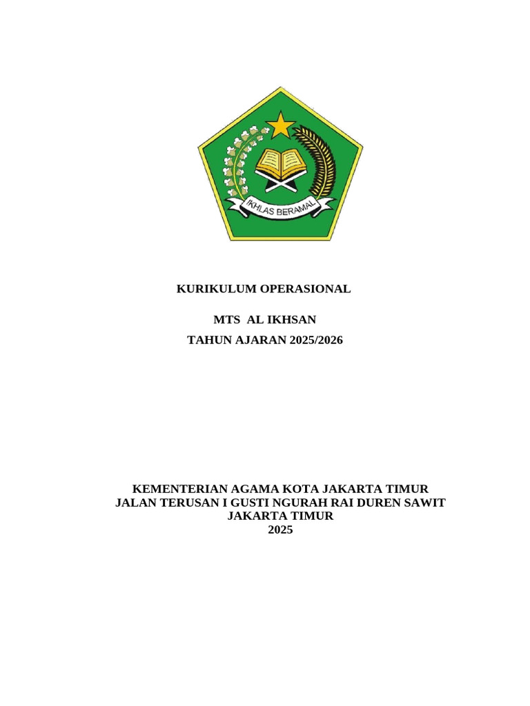 Isi Kom MTS 2025-2026 | PDF