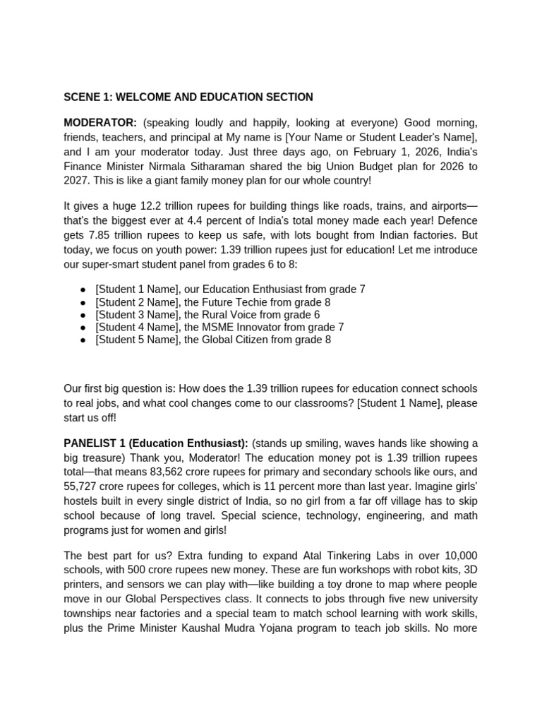 Union Budget 2026 Scribd | PDF | Sustainable Energy | Economies