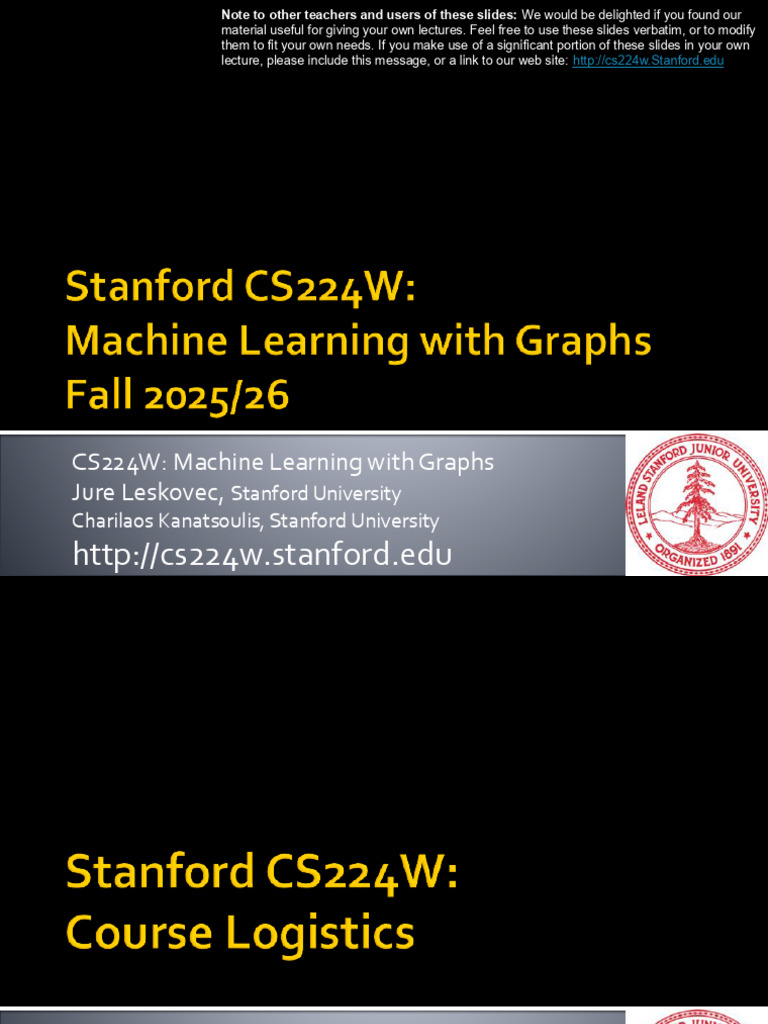 01-Intro To Graph Learning | PDF | Applied Mathematics | Theoretical ...