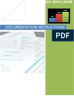 Wch - Iso 9001 Documentation Instructions Rev. 0