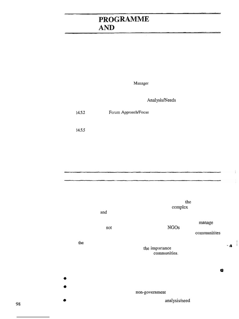 Program Management and Implementation | PDF | Human Resources | Human ...