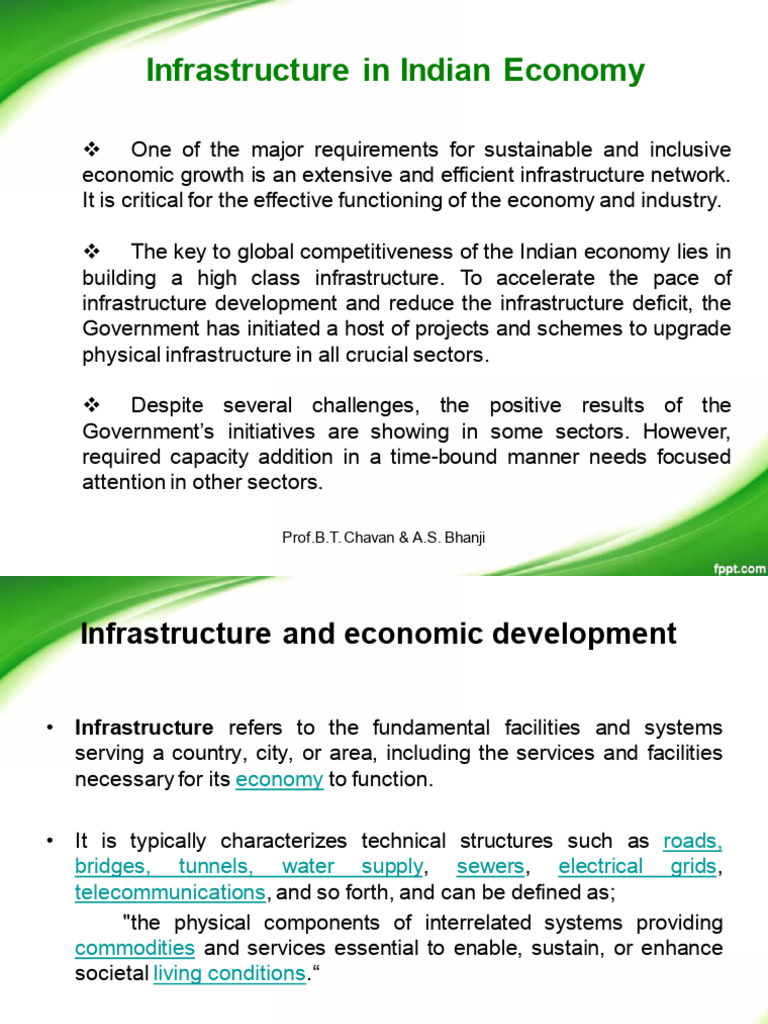 5 Infrastructure in Indian Economy | PDF | Infrastructure | Transport