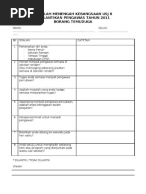Contoh Soalan Temuduga Pdf