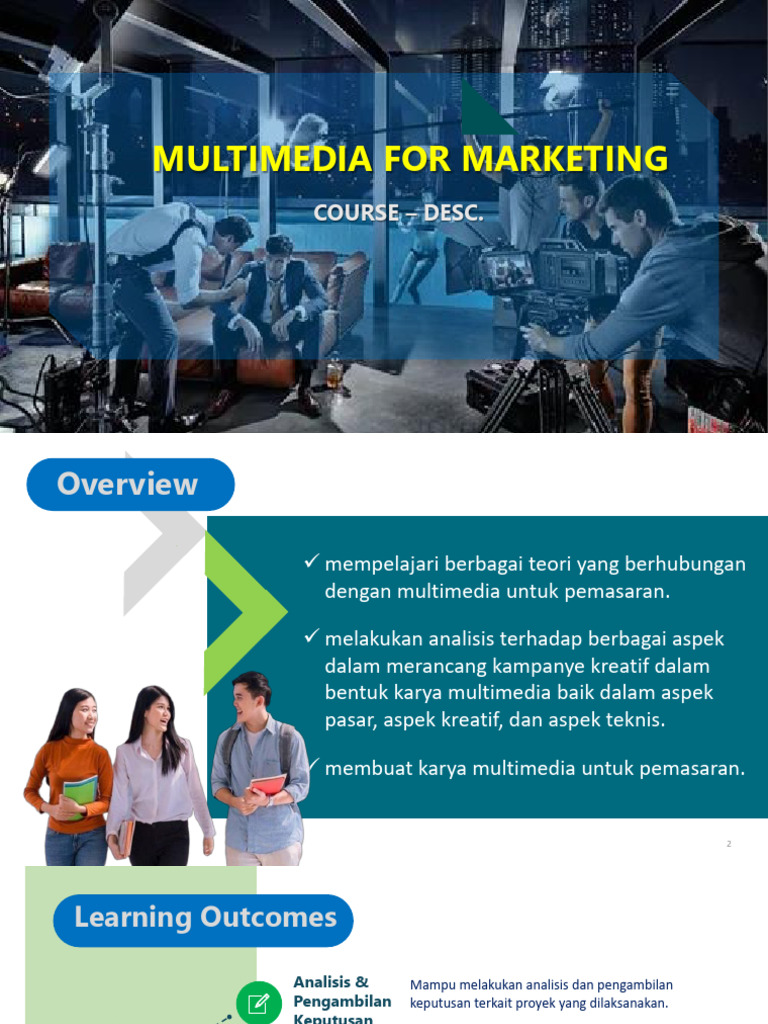 0 Multimedia For Marketing - Course - Desc 2026 | PDF