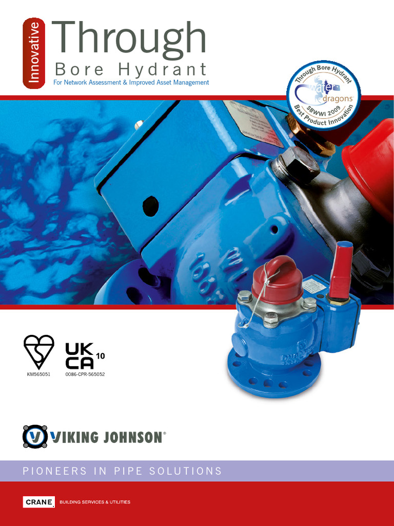 Through-Bore-Hydrant VJ BRO 0821 | PDF | Pipe (Fluid Conveyance) | Leak