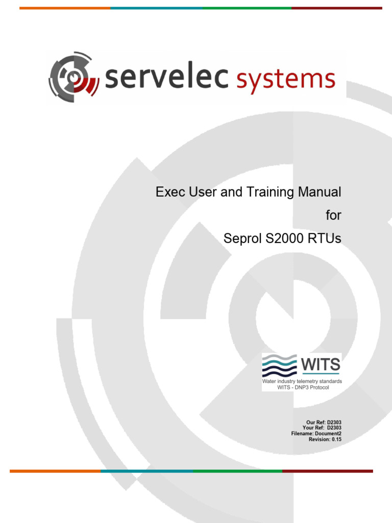 D2303 S2000 Exec User and Training Manual | PDF | User (Computing ...