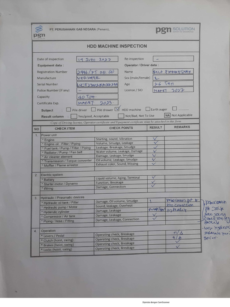 Join Inspection HDD | PDF