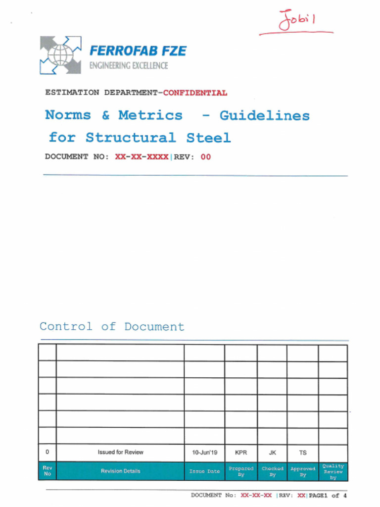 Structural Steel Norms and Metrics | PDF