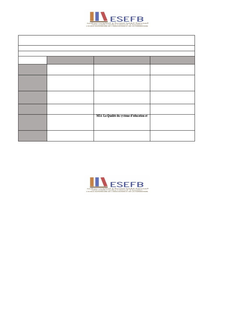 Emploi Du Temps Du Semestre 3 Ifdl | PDF