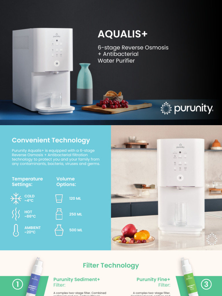 Aqualis+ - Product Details | PDF | Water Purification | Filtration