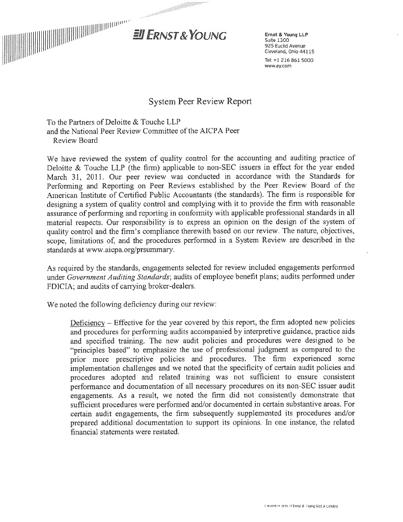 AICPA Peer Review