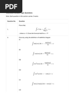 Madas Maths Integration by Parts Practice | PDF