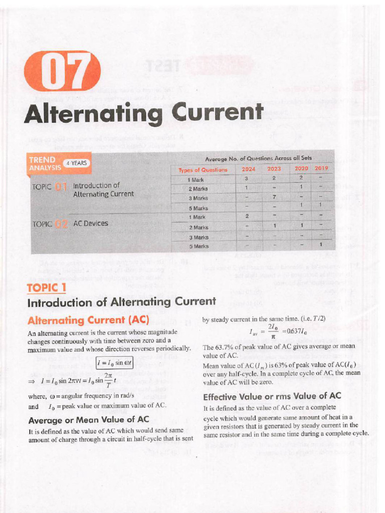 AC Pyq Compressed | PDF | Electrical Network | Capacitor