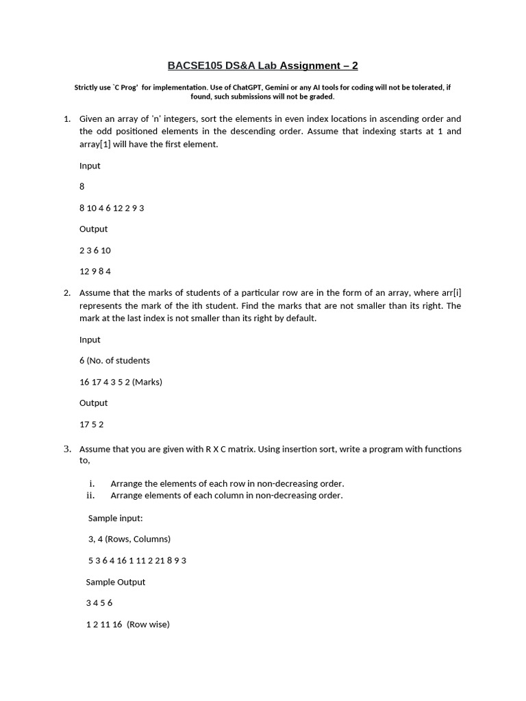 DSA Lab 2 | PDF | Theoretical Computer Science | Applied Mathematics